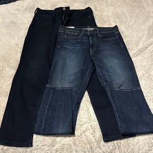 Classic Dark Blue Jeans Set
